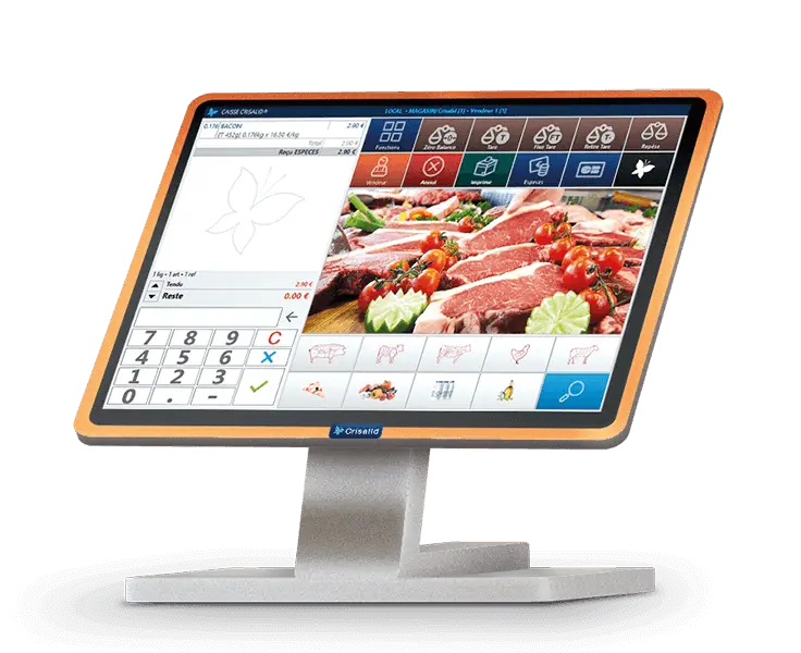 Caisse enregistreuse boucherie, charcuterie, traiteur