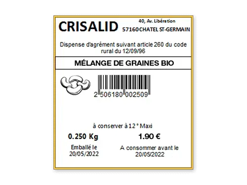 Préemballage épicerie primeur